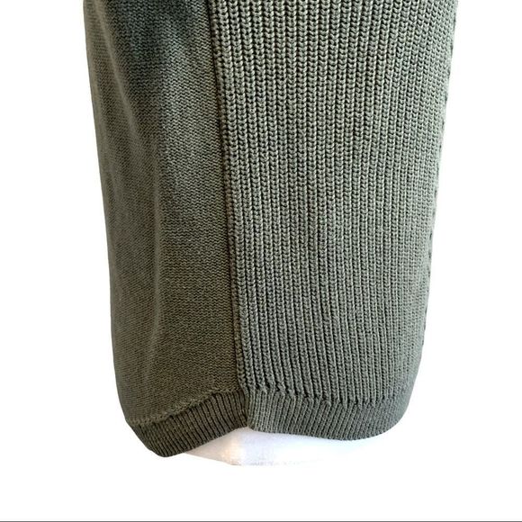 Banana Republic Cable Knit Turtleneck Green Sweater Size S - Picture 6 of 8